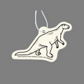 Paper Air Freshener Tag W/ Tab - Walking Dinosaur